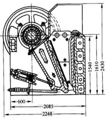 颚式破碎机结构图